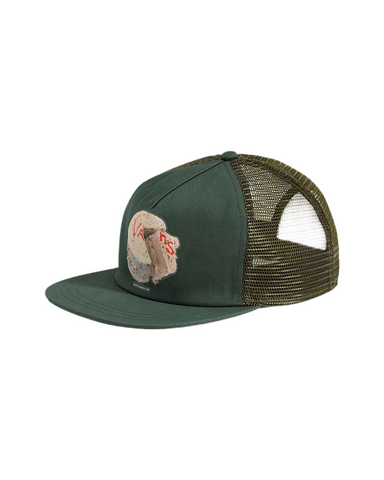 Vans 'Amando' Trucker Cap - Dried Kelp Green