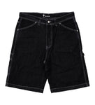 Red Dragon 'Mechanizer' Baggy Jean Shorts - Black