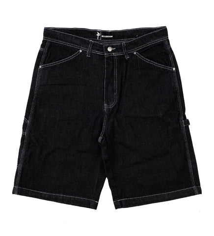 Red Dragon 'Mechanizer' Baggy Jean Shorts - Black