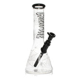 Creature x GEAR Premium 12" 'Spiderweb' Water Pipe - Clear
