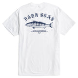 Dark Seas 'Striped Bass' Tee - White