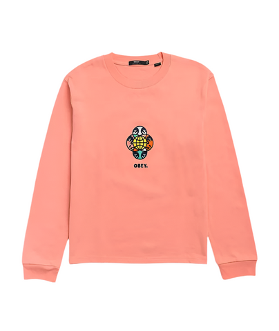 Obey 'Otis' L/S Tee - Melon