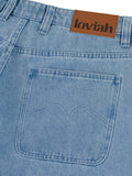 Loviah '1990' Baggy 5 Pocket Denim Pants - Indigo Light Wash