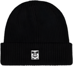 Obey 'Mid Icon Patch Cuff' Beanie - Black