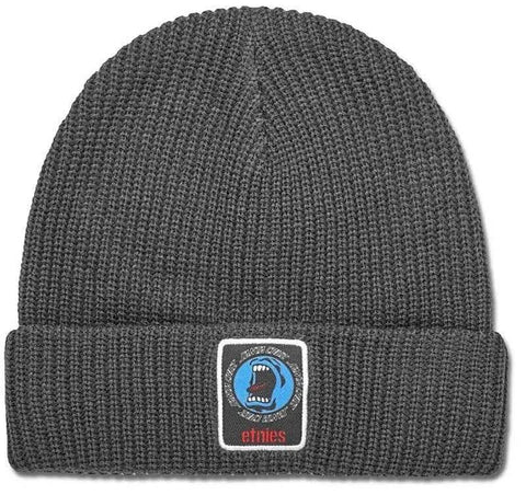 Santa Cruz 'Screaming Hand' Beanie - Charcoal