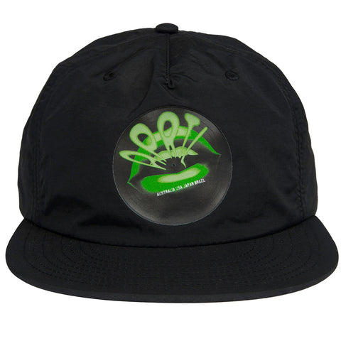April 'Vinyl' Snapback - Black/Green