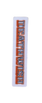 Deathwish 'Chrome Logo' Sticker - Orange