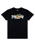 Thrasher X Toy Machine 'Vortex' Tee - Black
