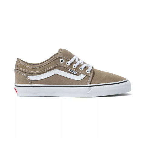 Vans 'Chukka Low Sidest Stripe' Shoes - Timber Wolf/White