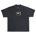 Color Bars 'No Signal Heavyweight' Tee - Black