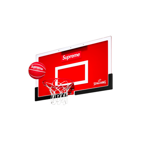 Supreme x Spalding Mini Basketball Hoop - Red