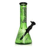 Creature x GEAR Premium 12" 'Spiderweb' Water Pipe - Green