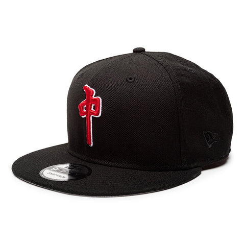 Red Dragon x New Era 'Dynasty' Snapback Fitted Cap - Black/Red