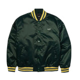 HUF 'Digital Renaissance' Baseball Jacket - Forest Green