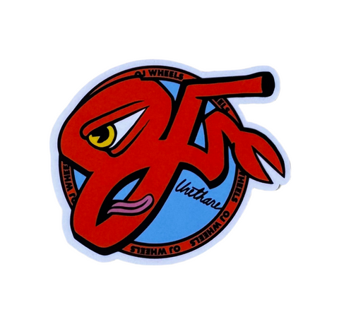 OJ Wheels 'OG Logo' Sticker - Orange