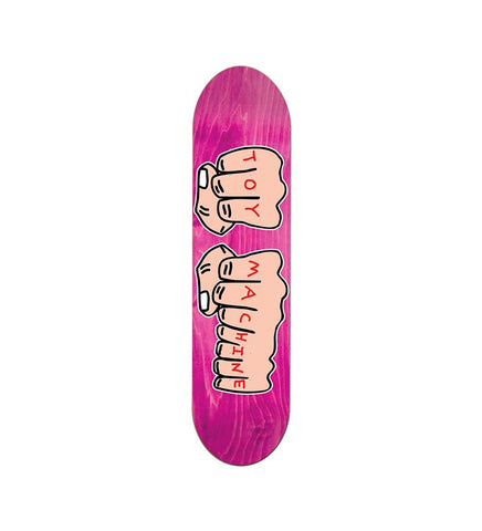 Toy Machine 'New Fist' Deck - Pink