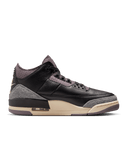 Nike x A Ma Maniére 'Air Jordan 3' Shoes - Black/Flat Pewter