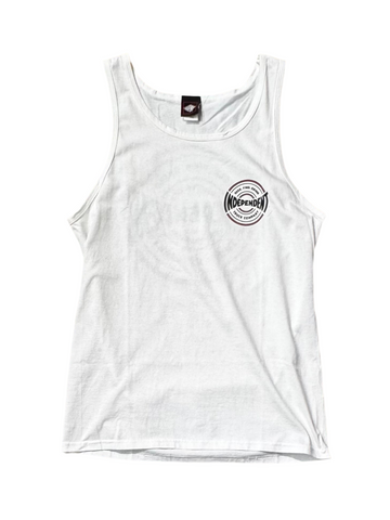 Independent 'Wheel Logo' Tank Top - White