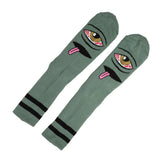 Toy Machine 'Bloodshot Eye' Crew Socks - Forest