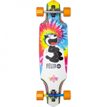 Dusters 'Felix the Cat' Longboard - Tie Dye
