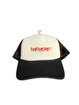 Wehere 'Signature' Trucker Cap - Black/White/Red