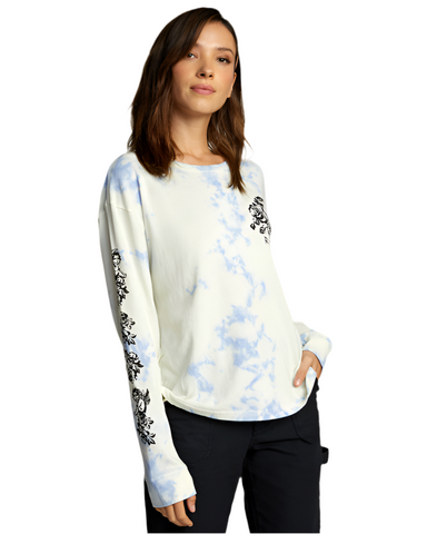 RVCA 'The Good And Bad' L/S Tee - Tie-Dye