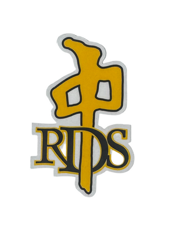 Red Dragon 'OG Logo' Sticker - Yellow