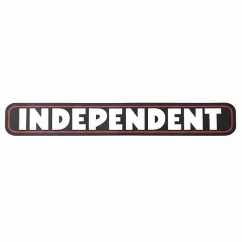 Independent 'Bar Logo' Sticker - Black