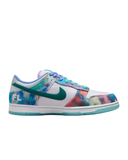 Nike SB x Futura Laboratories 'Dunk Low' Shoes - White/Geode Teal