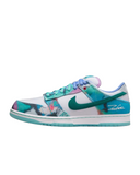 Nike SB x Futura Laboratories 'Dunk Low' Shoes - White/Geode Teal