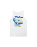 Dark Seas 'Reel Legends' Tank Top - White