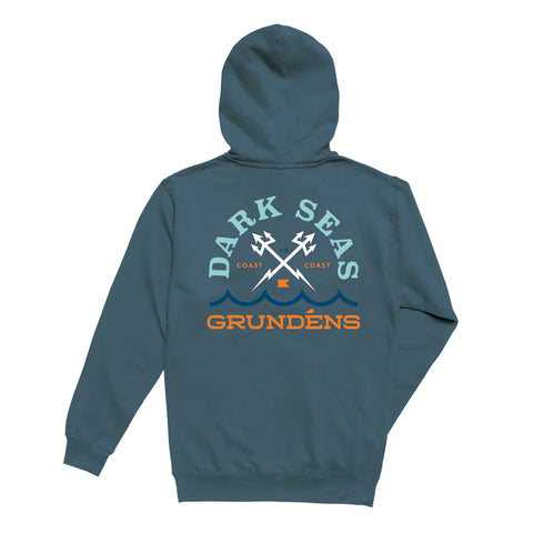 Dark Seas x Grundens 'Circulation' Hoodie - Navy