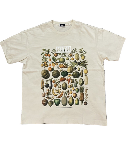 Kith 'Big Logo Fruit & Vegetable' Tee - Tan