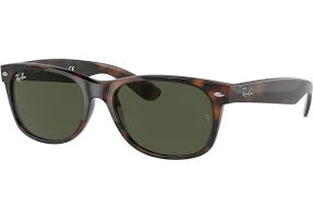 Ray-Ban 'New Wayfarer' Sunglasses - Tortoise / G-15 Green (ORB213F)