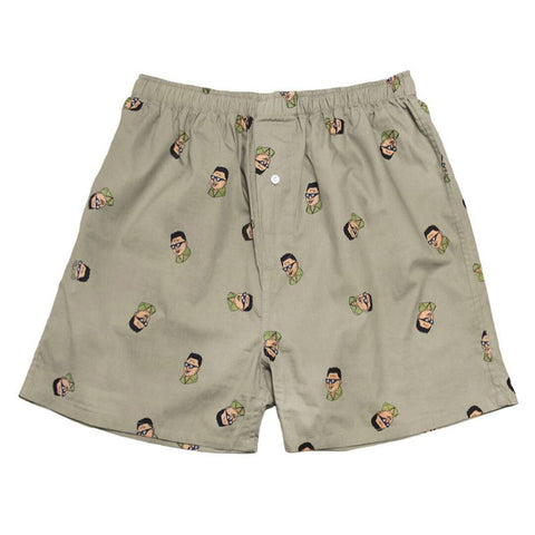 40’s & Shorties 'Kim Jong Un' Boxer Shorts - Sage