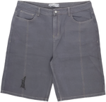 Frosted 'Baggy' Shorts - Grey