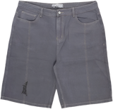 Frosted 'Baggy' Shorts - Grey
