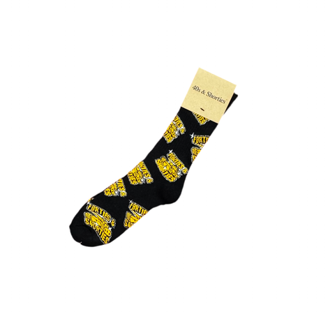 40’s & Shorties 'Bling Tank' Socks - Black/Gold