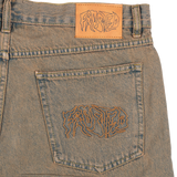 Frosted Skateboards 'Wavy Classic' Baggy Shorts - Faded Khaki