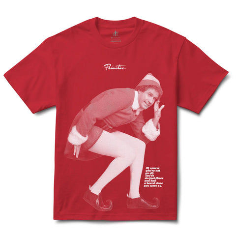 Primitive x Elf 'Hey Buddy' Tee - Red