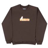 Frosted Skateboards 'Horse Box Logo' Sweatshirt- Brown