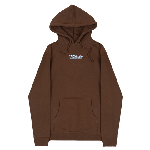 Frosted 'Sandbox Logo' Hoodie - Brown