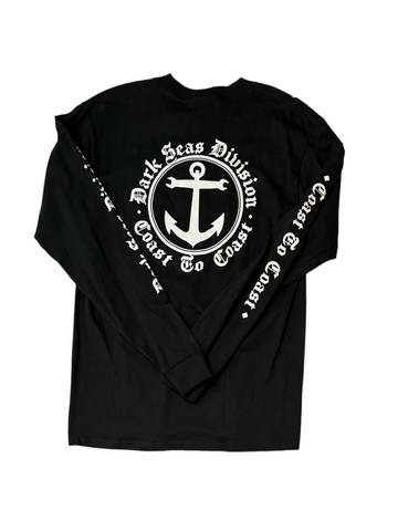 Dark Seas 'Traditional' L/S Tee - Black