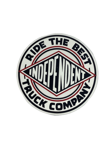 Independent 'Ride The Best' Sticker - White