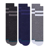 Stance 'The Joven' Crew Socks - Grey (3 Pack)