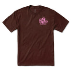 Color Bars X Playboy 'High Roller' Tee - Chocolate