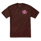 Color Bars X Playboy 'High Roller' Tee - Chocolate