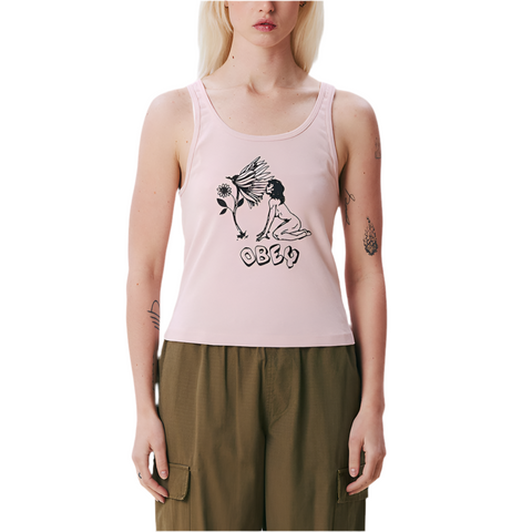 Obey 'Smellin Daisies 2' Tank Top - Pink Clay