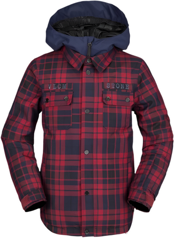 Volcom 'Neolithic Insulated' Jacket Boy’s - Red