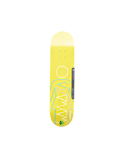 Girl Skateboards 'Carroll Wayward' Skate Deck - Yellow
